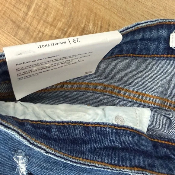 BP Blue Denim Jean Shorts Size 29 new with tags - Picture 4 of 4